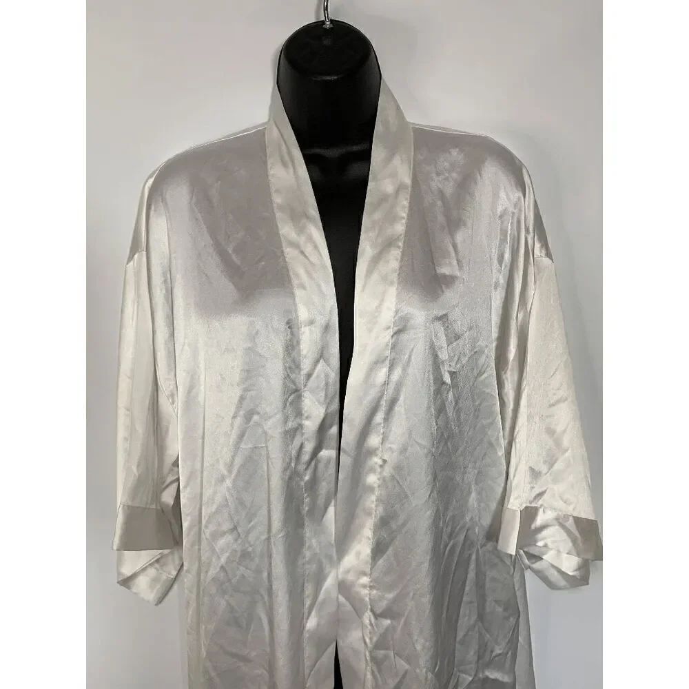 Victoria's Secret Women’s I Do Bride Rhinestone Bridal Robe White One Size